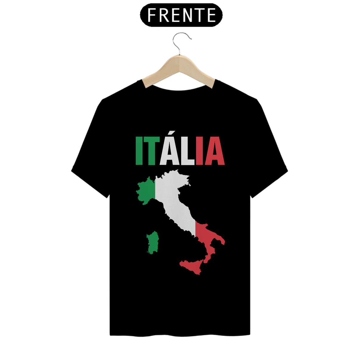 Nome do produto: Camiseta Mapa Itália