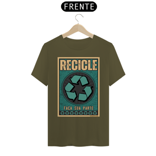 Nome do produto Camiseta Recicle | Faça sua parte recicle IV