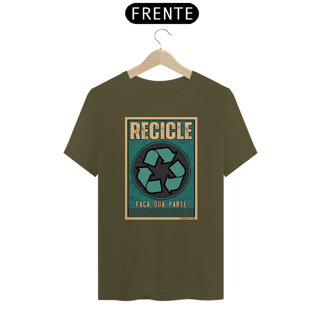 Nome do produto Camiseta Recicle | Faça sua parte recicle IV