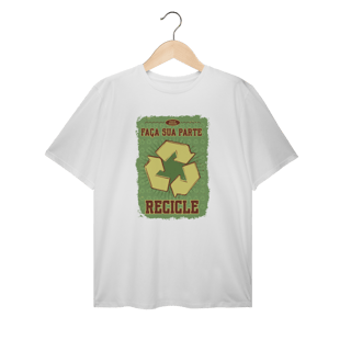 Nome do produto Camiseta Recicle | T-Shirt Plus Size