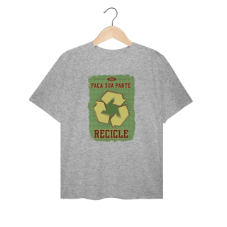 Nome do produto Camiseta Recicle | T-Shirt Plus Size