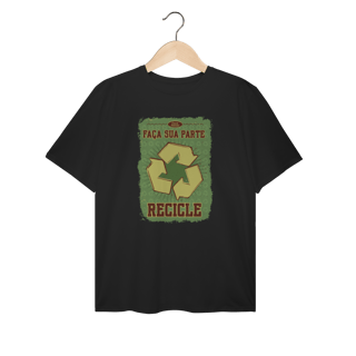 Nome do produto Camiseta Recicle | T-Shirt Plus Size