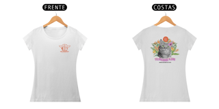 Nome do produto Felinicidade Plena (Peito e Costas) - Conforto com Propósito - Baby Look