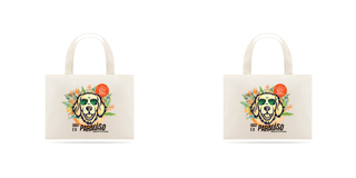 Nome do produto Ecobag Aqui é o Parauíso