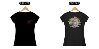 Nome do produto Felinicidade Plena (Peito e Costas) - Conforto com Propósito - Baby Look