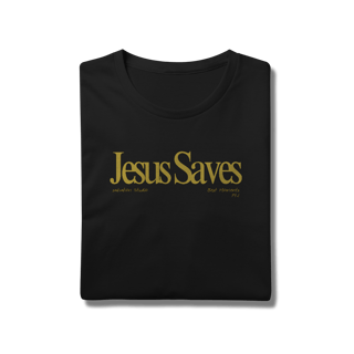 Nome do produto Camiseta Jesus saves yellow