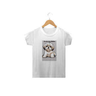 Nome do produto T-SHIRT INFANTIL EU AMO MEU SHIHTZU
