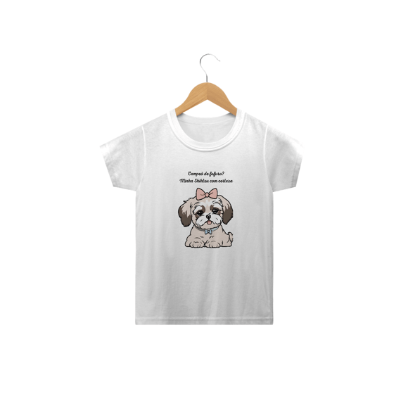 T-SHIRT INFANTIL CAMPEÃ DE FOFURA