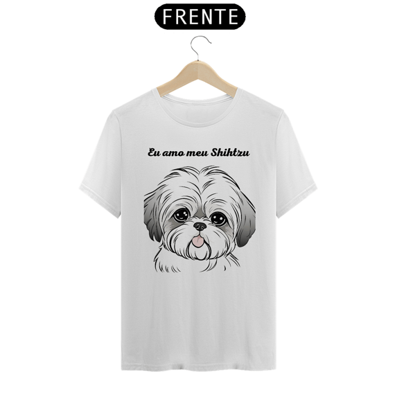 T-SHIRT EU AMO MEU SHIHTZU
