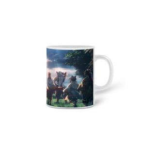 Nome do produto caneca demon slayer