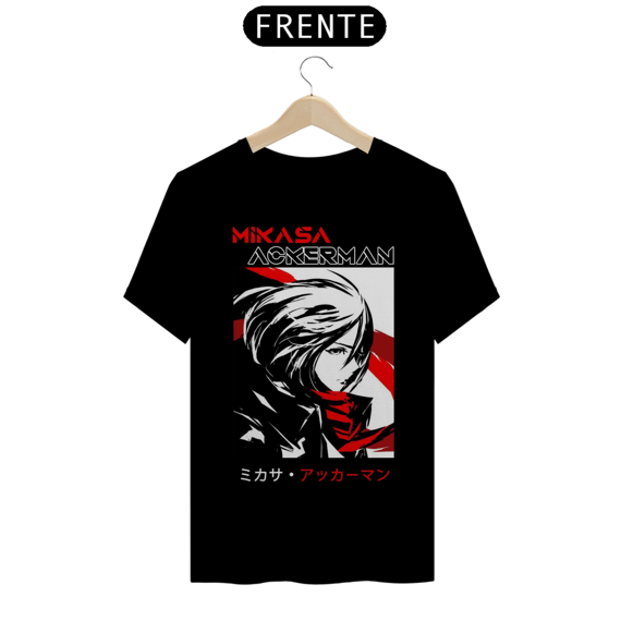 CAMISA ATTACK TITAN - MIKASA ACKERMAN