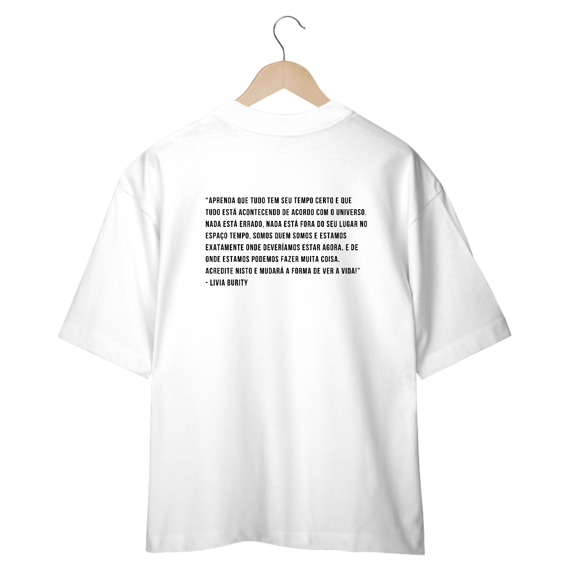 Camiseta Texto Tempo