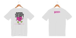 Camiseta masculina RUNNING THERAPY //Malha DRY FIT