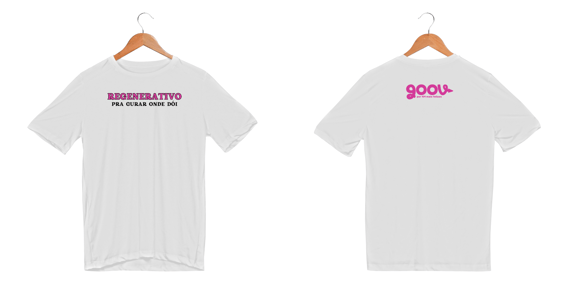 Camiseta masculina REGENERATIVO // Malha DRY FIT 