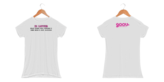 Camiseta feminina Z1  LOVER // Malha DRY FIT 