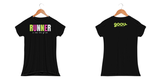 Camiseta feminina RUNNER - A New Era Of Me. // Malha DRY FIT