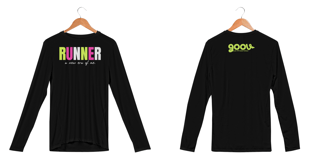 Camisa manga longa RUNNER - A New Era Of Me. // Malha DRY FIT 