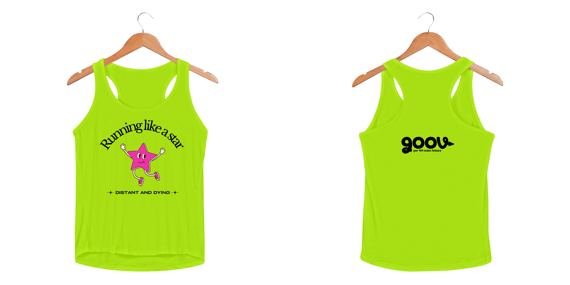 Regata feminina RUNNING LIKE A STAR// Malha DRY FIT 