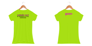 Nome do produto Camiseta feminina LONGÃO DAY // Malha DRY FIT 