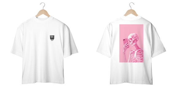 oversized skull pink