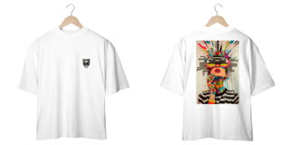 Nome do produto oversized color print