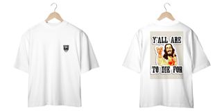 Nome do produto oversized Y,ALL ARE TO DIE FOR