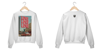 Nome do produto moletom love love love