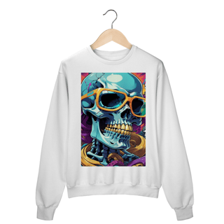 Nome do produto moletom skull print full