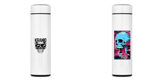 Nome do produto garrafa termica kranio skull