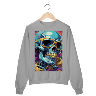 Nome do produto moletom skull print full
