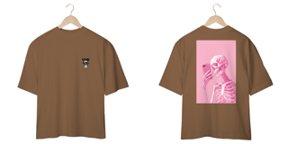 Nome do produto oversized skull pink