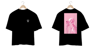 Nome do produto oversized skull pink