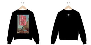 Nome do produto moletom love love love