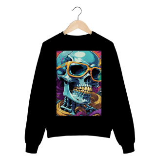 Nome do produto moletom skull print full
