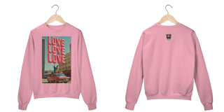 Nome do produto moletom love love love