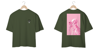 Nome do produto oversized skull pink