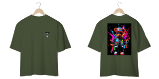 Nome do produto oversized color print full