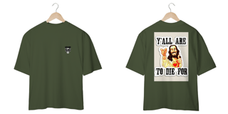 Nome do produto oversized Y,ALL ARE TO DIE FOR