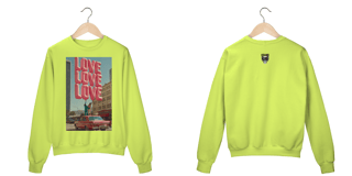 Nome do produto moletom love love love