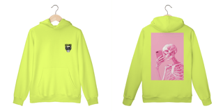 Nome do produto moletom canguru  bone pink