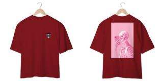 Nome do produto oversized skull pink