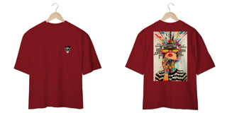 Nome do produto oversized color print