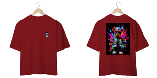 Nome do produto oversized color print full