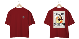 Nome do produto oversized Y,ALL ARE TO DIE FOR