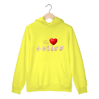 Nome do produto Moletom Canguru Libras Coração