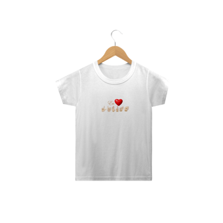 Camiseta Infantil Libras Coração