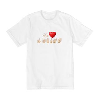 Nome do produto Camiseta Infantil (10 A 14) Libras Coração
