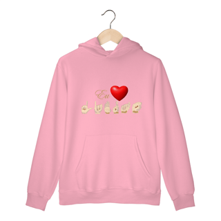 Nome do produto Moletom Canguru Libras Coração