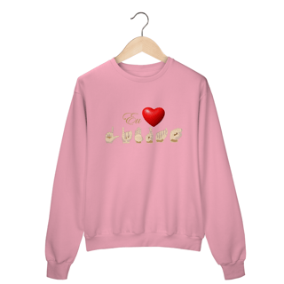 Nome do produto Moletom Fechado Libras Coração