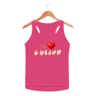 Nome do produto Camiseta Regata Feminina Sport Libras Coração
